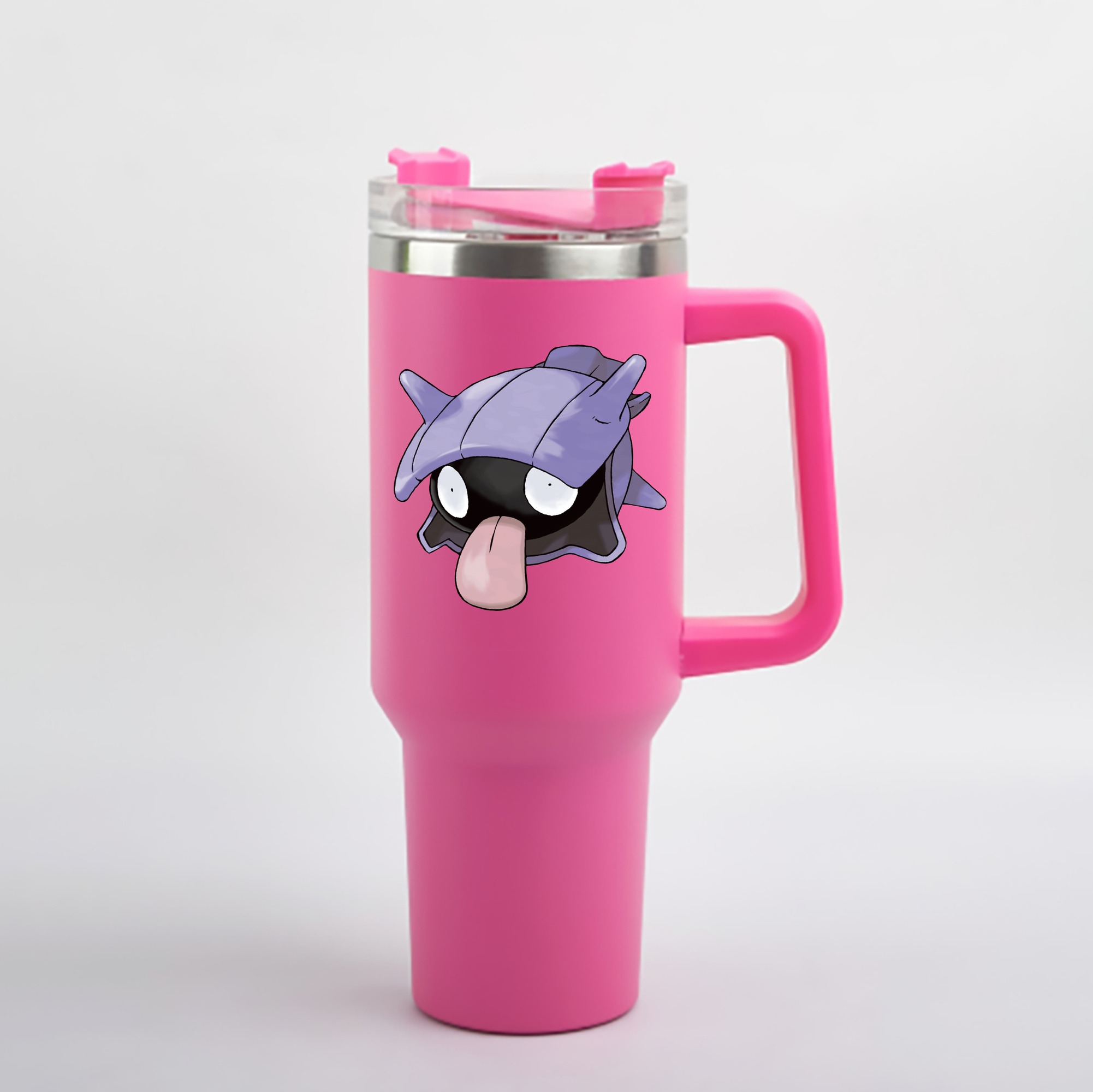 （画像用） ポケットモンスター Pokémon 1200mL車用タンブラー - クリスタルステッカー（プラスチックストロー付き）